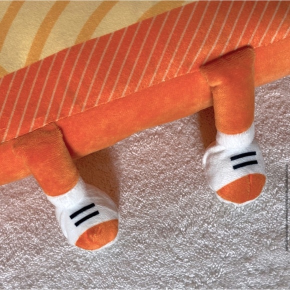 Fiesta Plush Orange Ramen San Noodle Soup Plush Stuffy Pillow - Picture 8 of 16